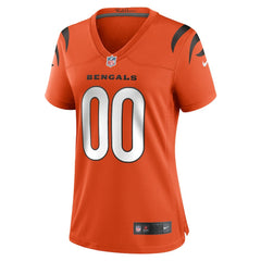 Cincinnati Bengals Women's Alternate Game Custom Jersey - Orange for sale