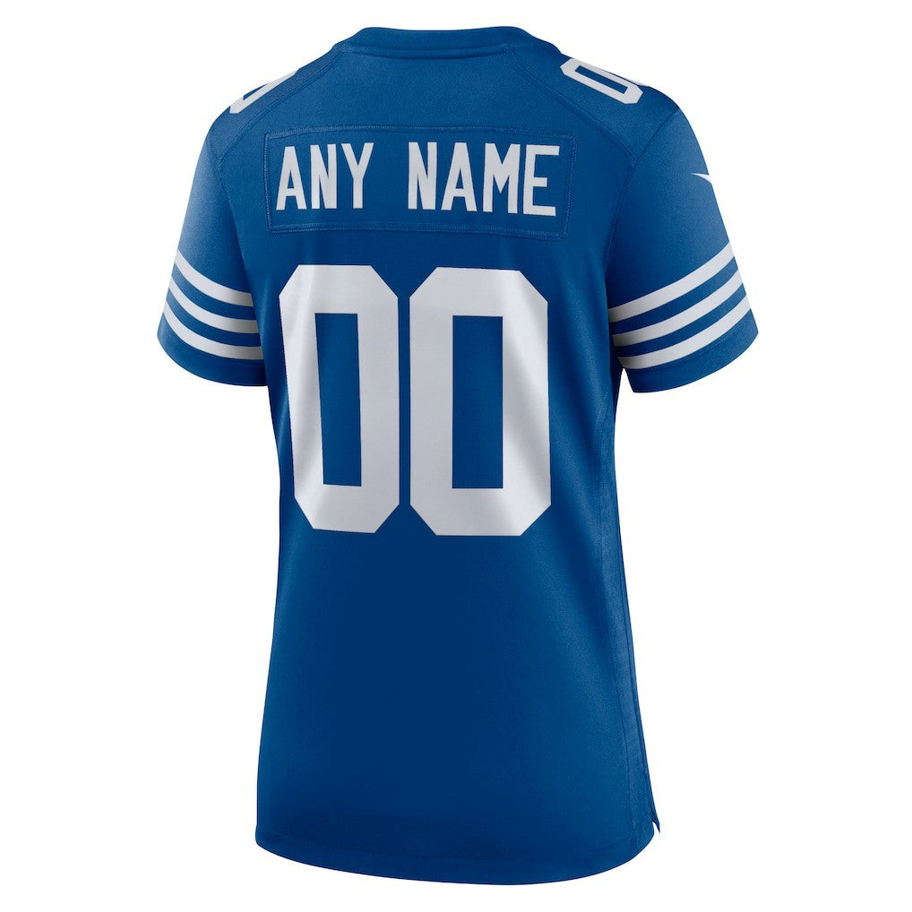 Indianapolis Colts Women's Alternate Custom Jersey - Royal cheap