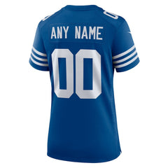 Indianapolis Colts Women's Alternate Custom Jersey - Royal cheap