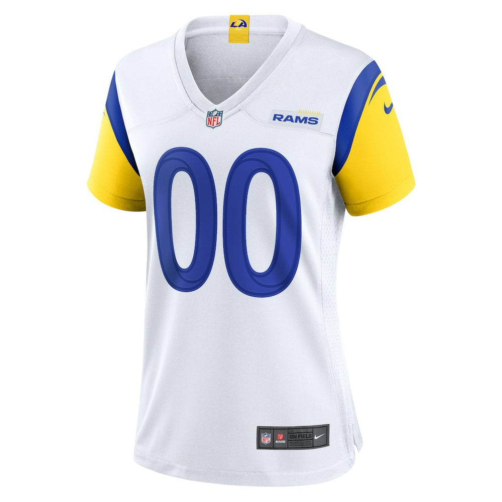 Los Angeles Rams Women's Alternate Custom Jersey - White discount