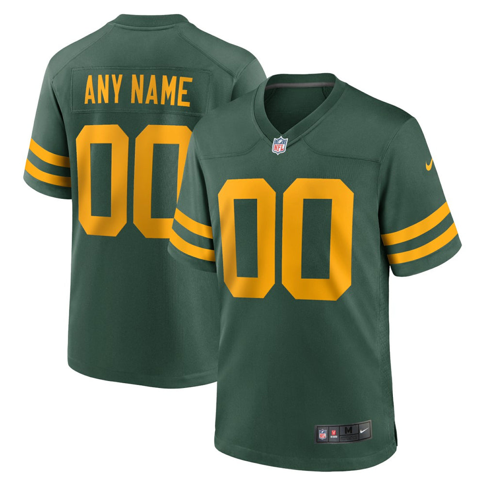 Green Bay Packers Alternate Custom Jersey - Green sale