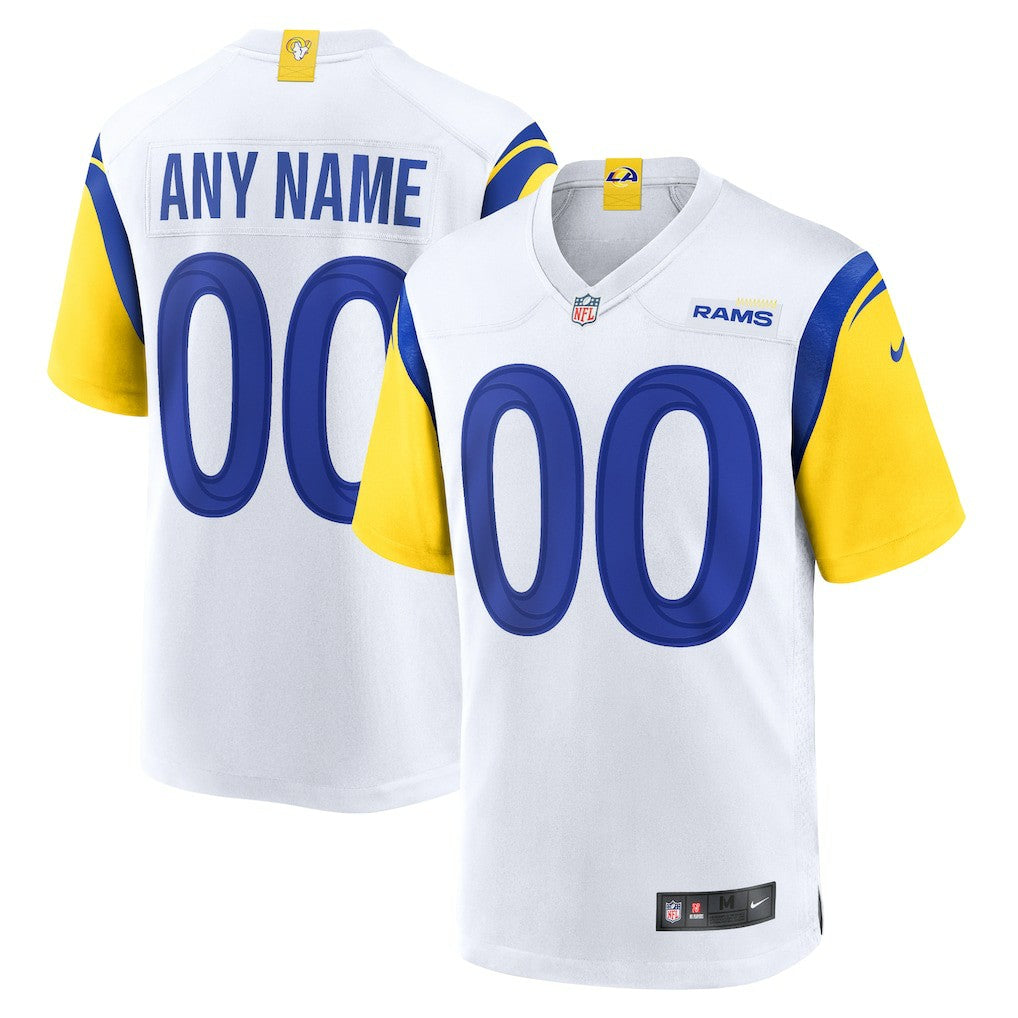 Los Angeles Rams Alternate Custom Jersey - White sale