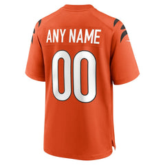 Cincinnati Bengals Youth Alternate Game Custom Jersey - Orange outlet