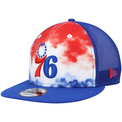 Philadelphia 76ers Hazy Trucker 9FIFTY Snapback Hat - Royal sale