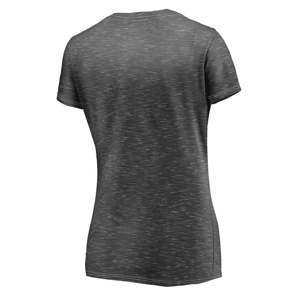 Buffalo Bills Women's League Leader Space Dye V-Neck T-Shirt - Charcoal on sale
