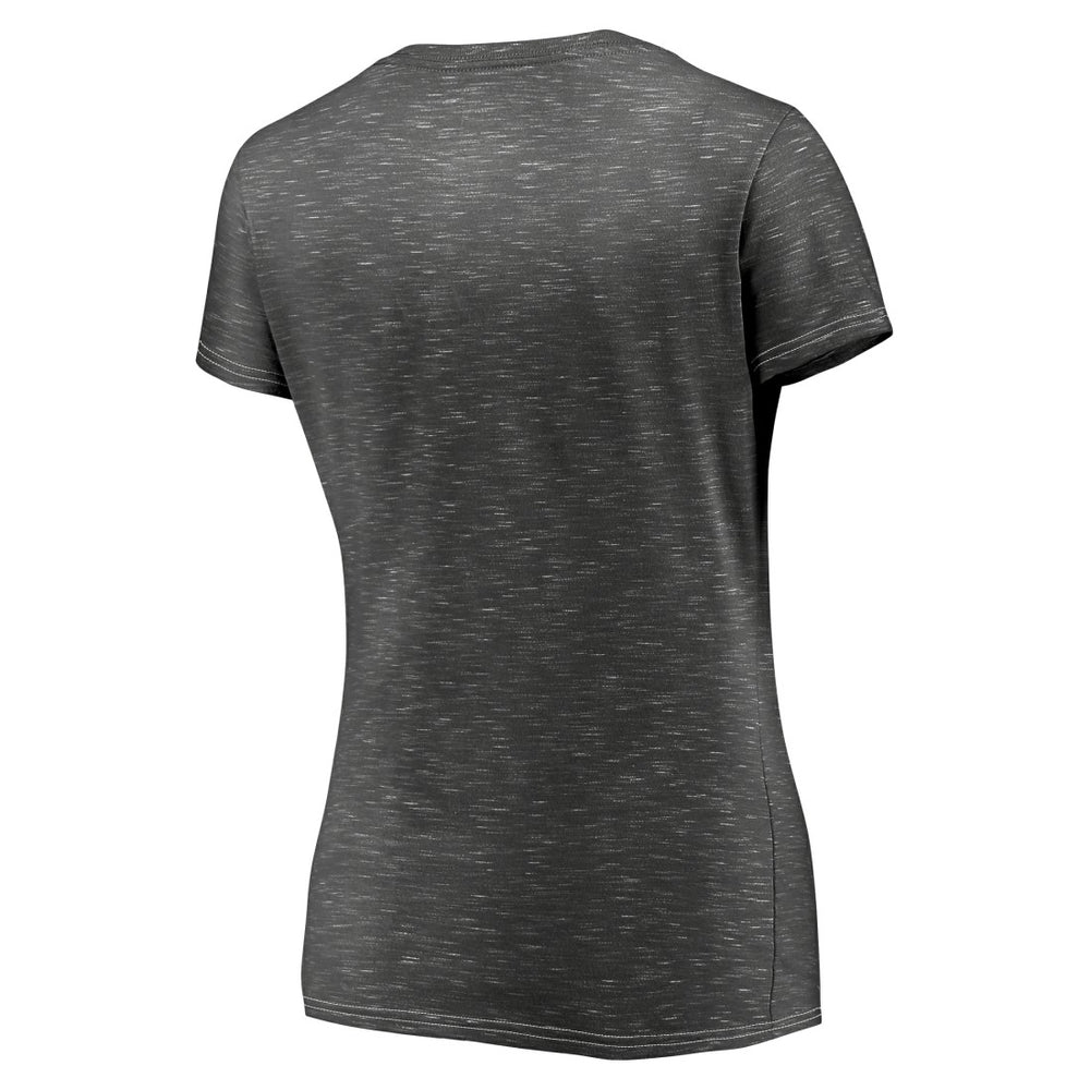 Tampa Bay Buccaneers Women's League Leader Space Dye V-Neck T-Shirt - Charcoal for sale