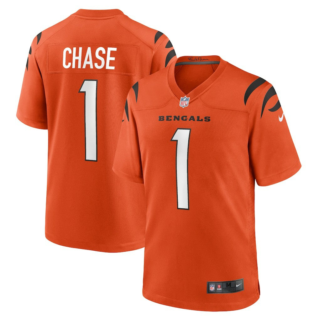 Ja'Marr Chase Cincinnati Bengals Alternate Game Jersey - Orange cheap