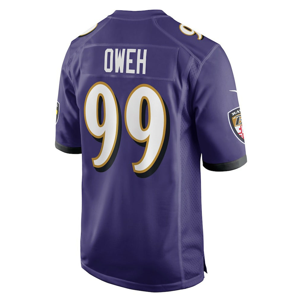 Odafe Oweh Baltimore Ravens Game Jersey - Purple outlet