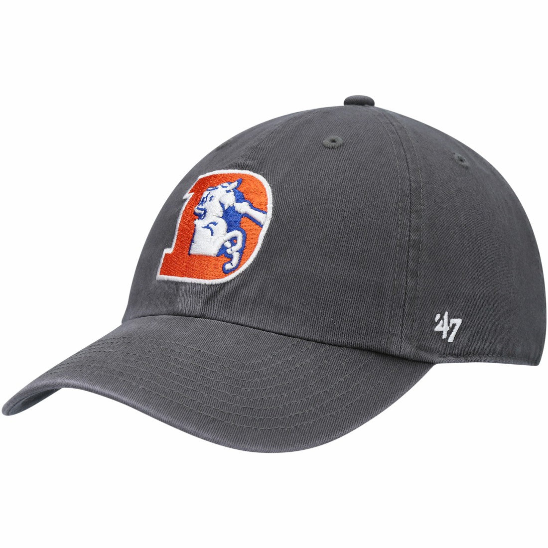 Denver Broncos '47 Clean Up Adjustable Hat - Charcoal cheap