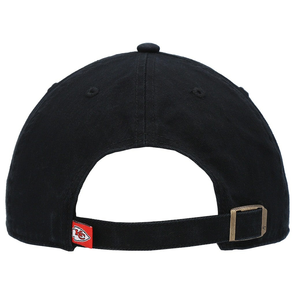 Kansas City Chiefs '47 Clean Up Script Adjustable Hat - Black on sale