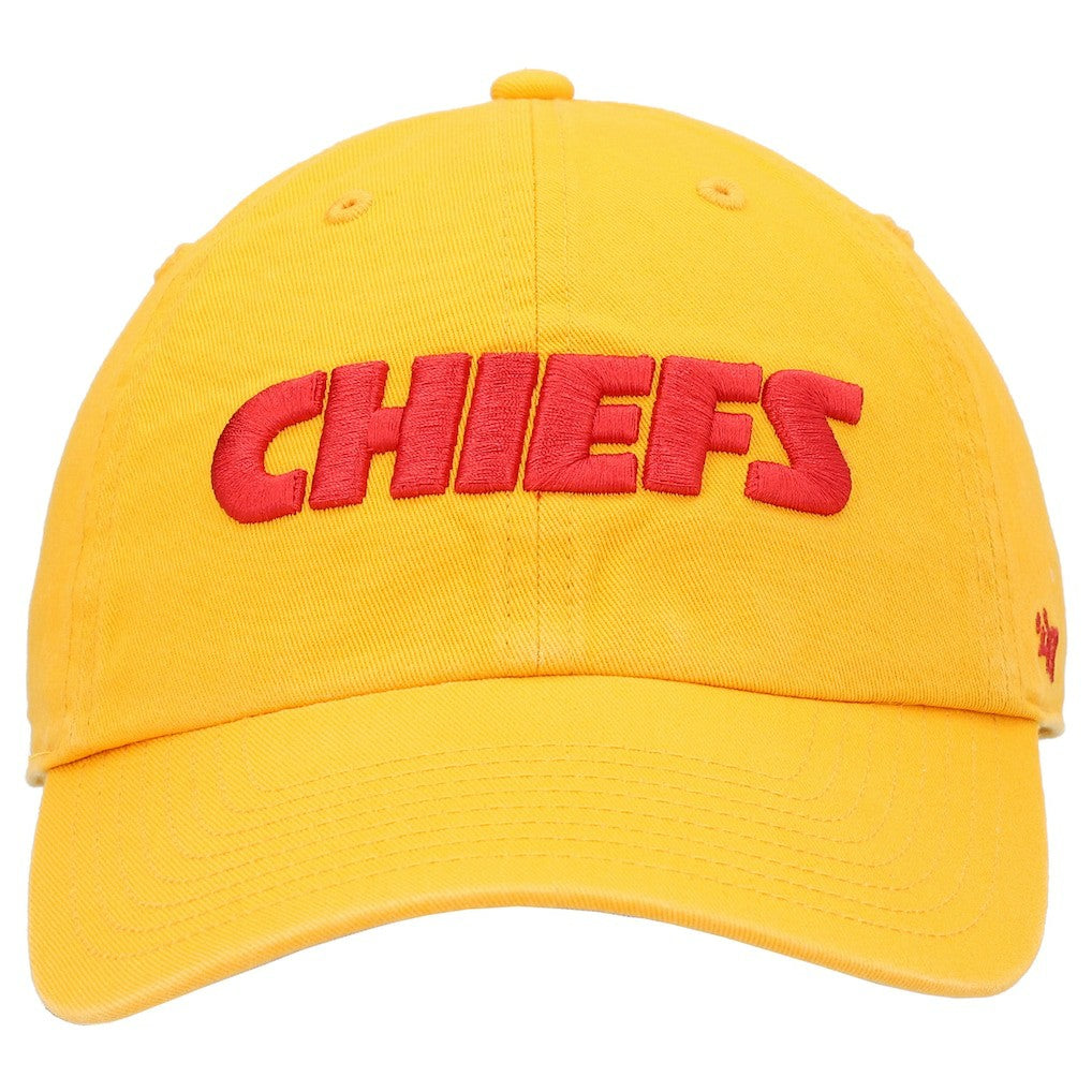 Kansas City Chiefs '47 Clean Up Script Adjustable Hat - Gold cheap