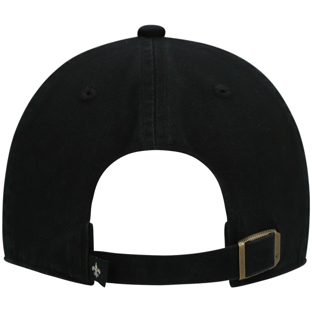 New Orleans Saints '47 Clean Up Script Adjustable Hat - Black cheap