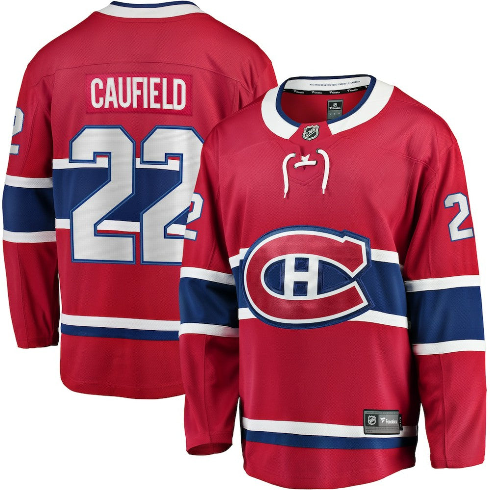 Cole Caufield Montreal Canadiens Fanatics Home Breakaway Replica Jersey - Red Jerseys