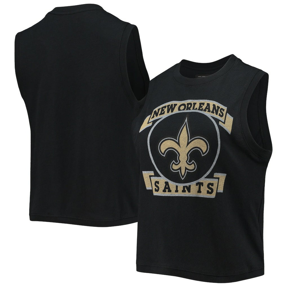 New Orleans Saints Junk Food Women's Rib Ranger Muscle Tank Top - Black online