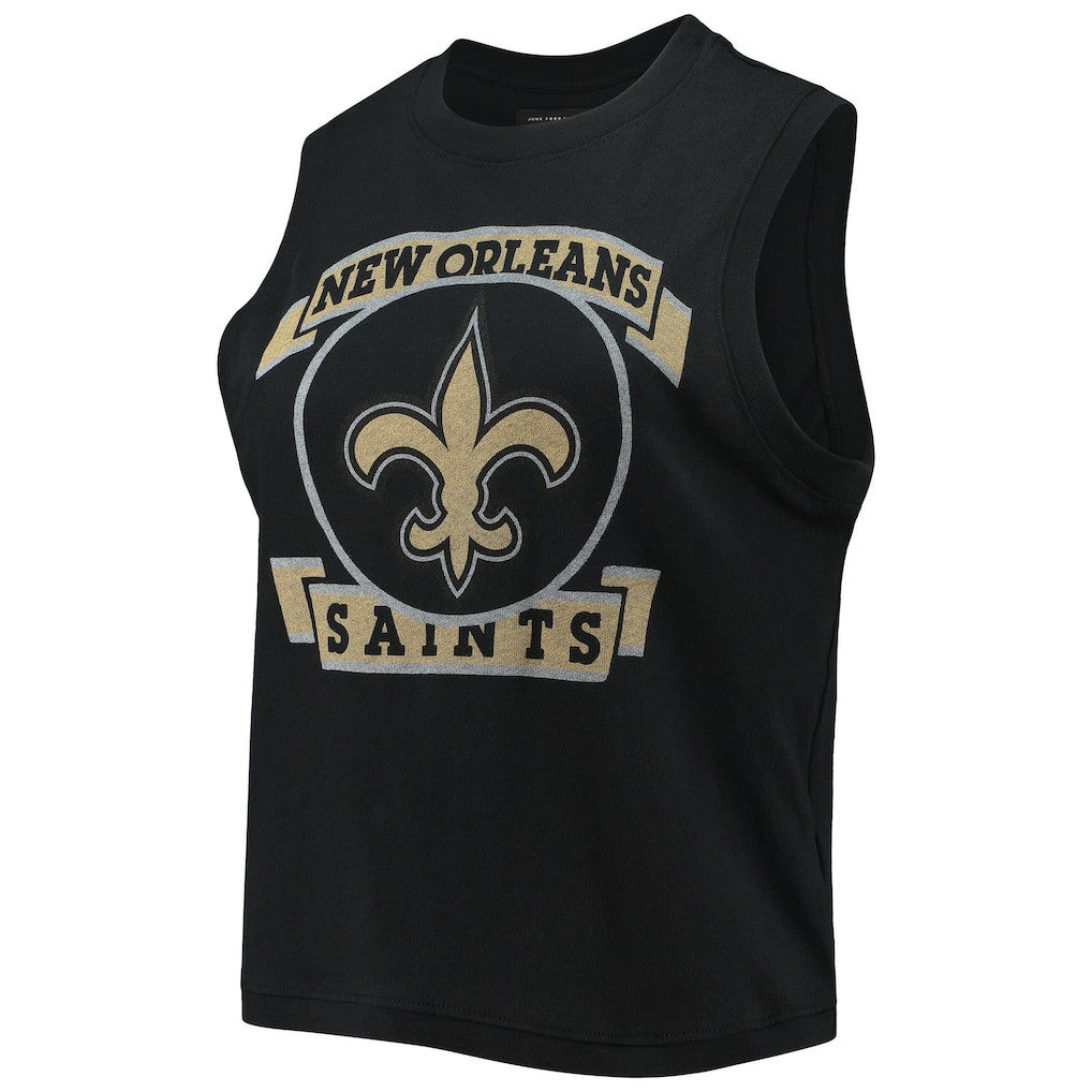 New Orleans Saints Junk Food Women's Rib Ranger Muscle Tank Top - Black online