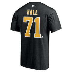 Taylor Hall Boston Bruins Fanatics Authentic Stack Name & Number T-Shirt - Black T-shirts