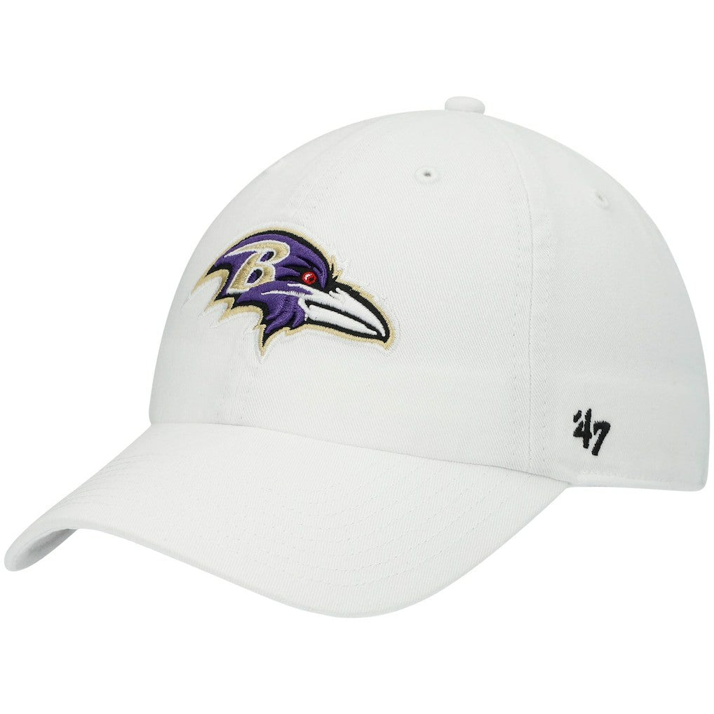 Baltimore Ravens '47 Clean Up Adjustable Hat - White cheap