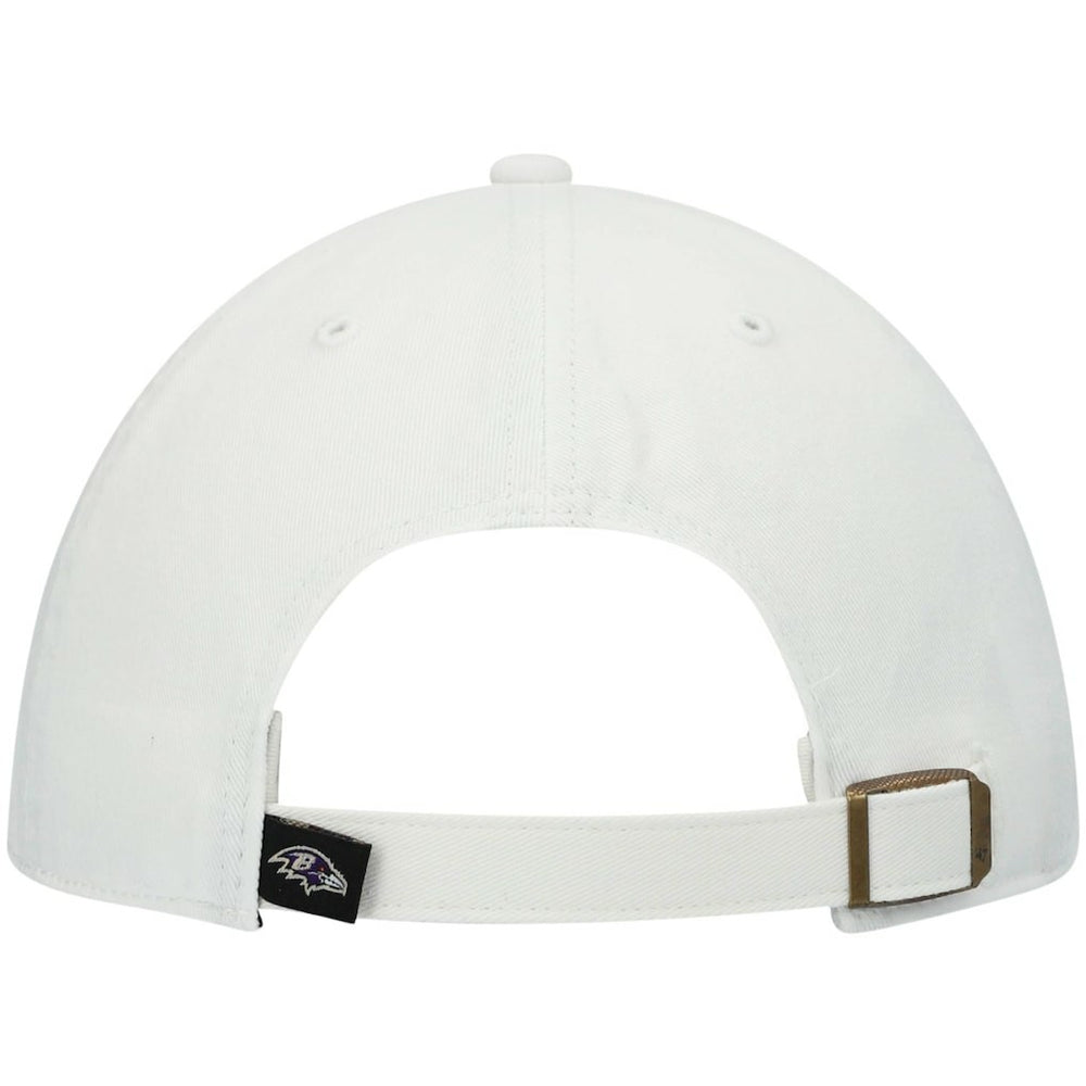 Baltimore Ravens '47 Clean Up Adjustable Hat - White cheap