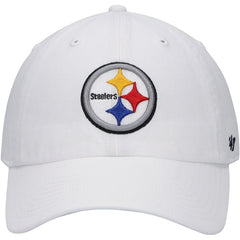 Pittsburgh Steelers '47 Logo Clean Up Adjustable Hat - White sale