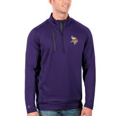 Minnesota Vikings Antigua Generation Quarter-Zip Pullover Jacket - Purple/Charcoal sale