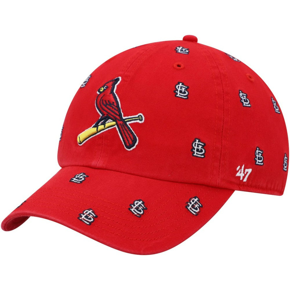 St. Louis Cardinals Confetti Clean Up Adjustable Hat Red