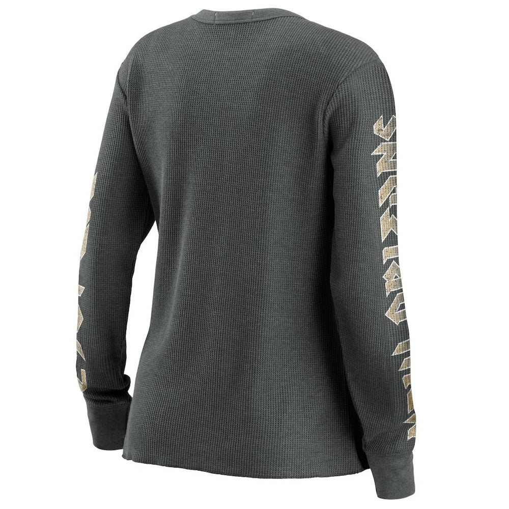 New Orleans Saints WEAR by Erin Andrews Women's Long Sleeve Thermal T-Shirt - Gray online