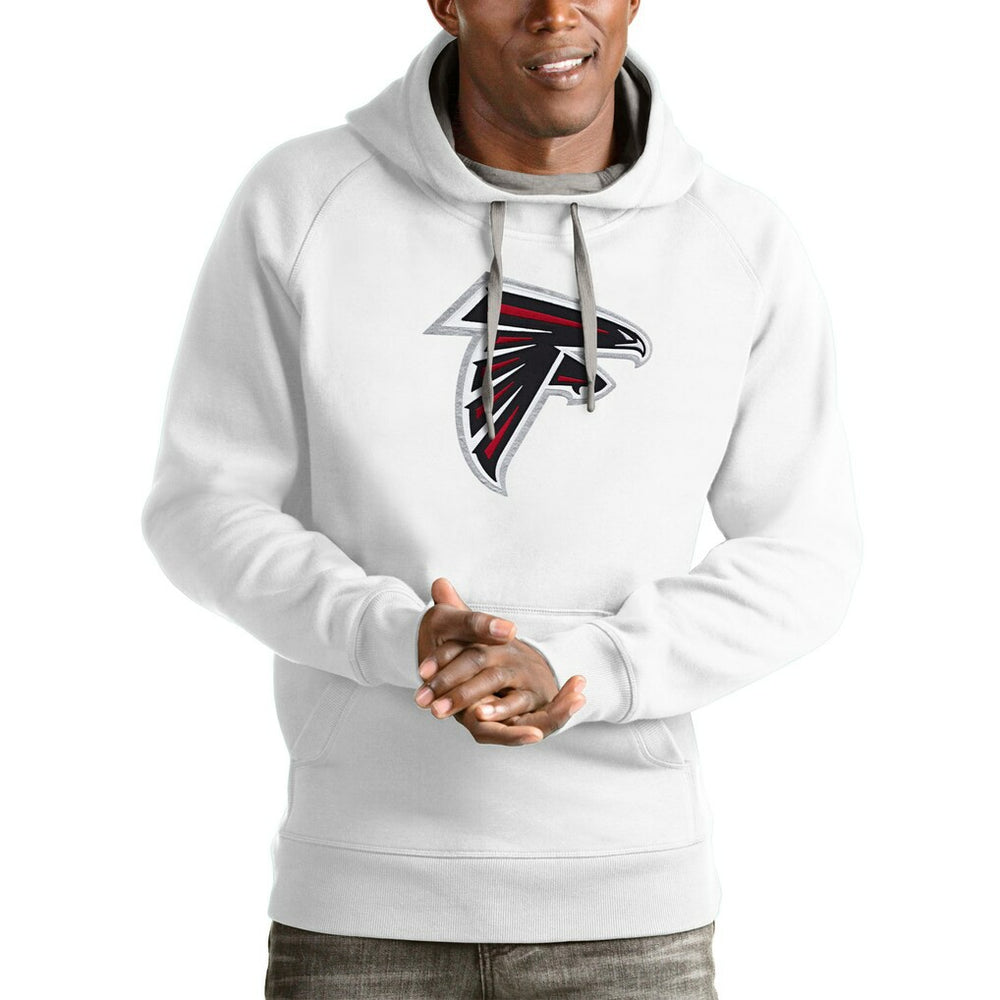 Atlanta Falcons Antigua Victory Pullover Hoodie - White discount
