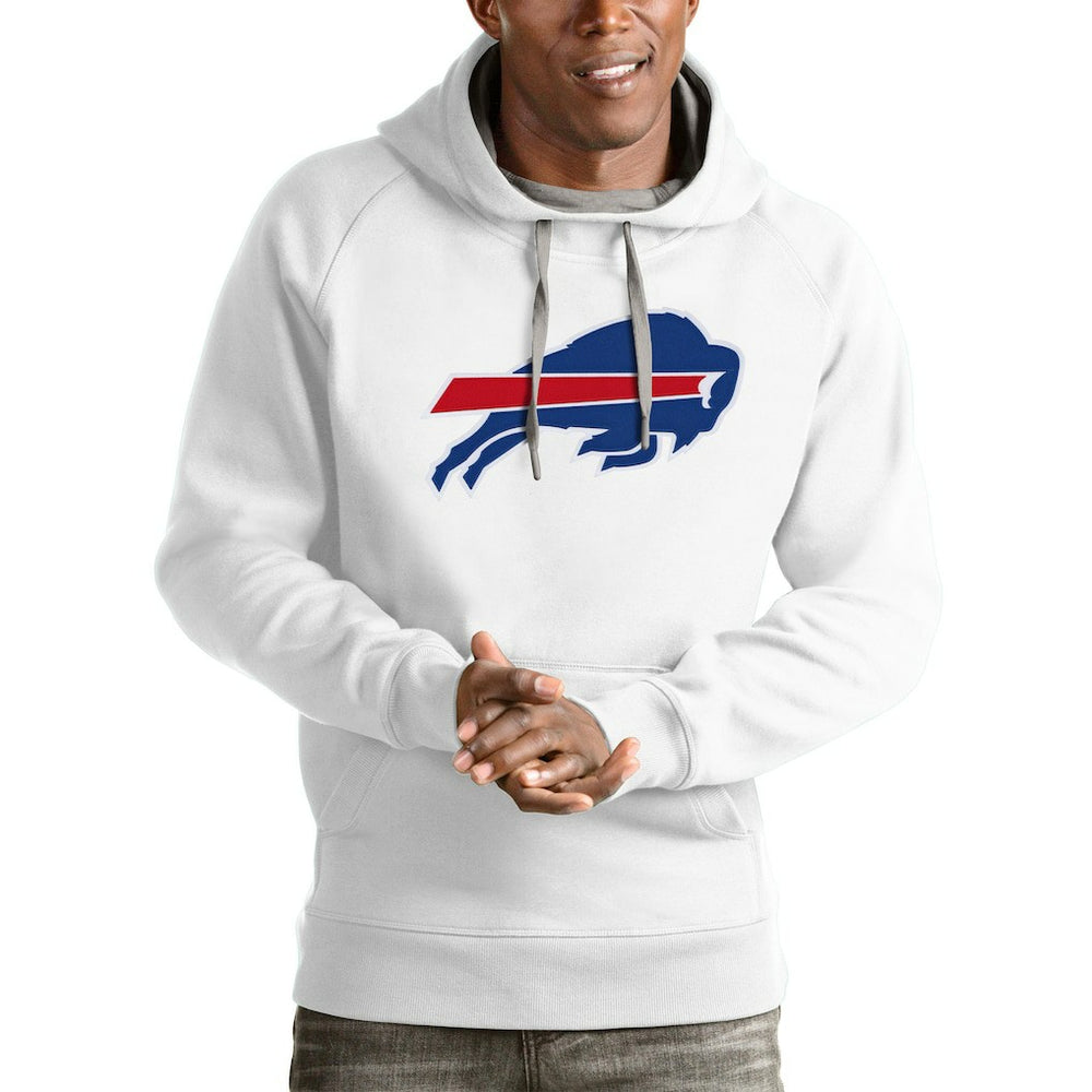 Buffalo Bills Antigua Victory Pullover Hoodie - White for sale