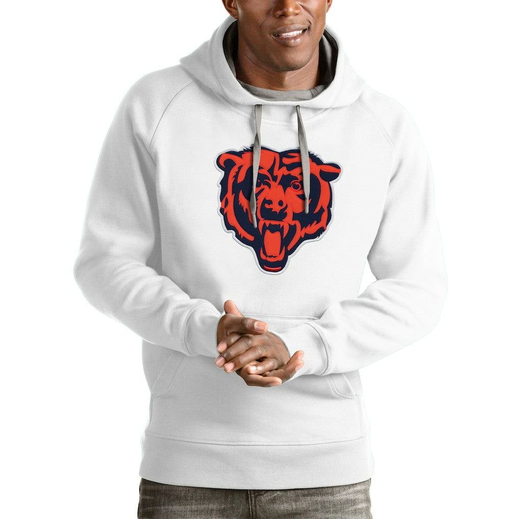 Chicago Bears Antigua Victory Pullover Hoodie - White sale