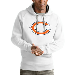 Chicago Bears Antigua Victory Pullover Hoodie - White sale