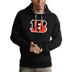 Cincinnati Bengals Antigua Victory Pullover Hoodie - Black outlet