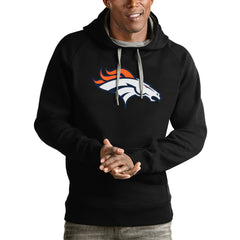 Denver Broncos Antigua Victory Pullover Hoodie - Black outlet