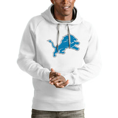 Detroit Lions Antigua Victory Pullover Hoodie - White sale