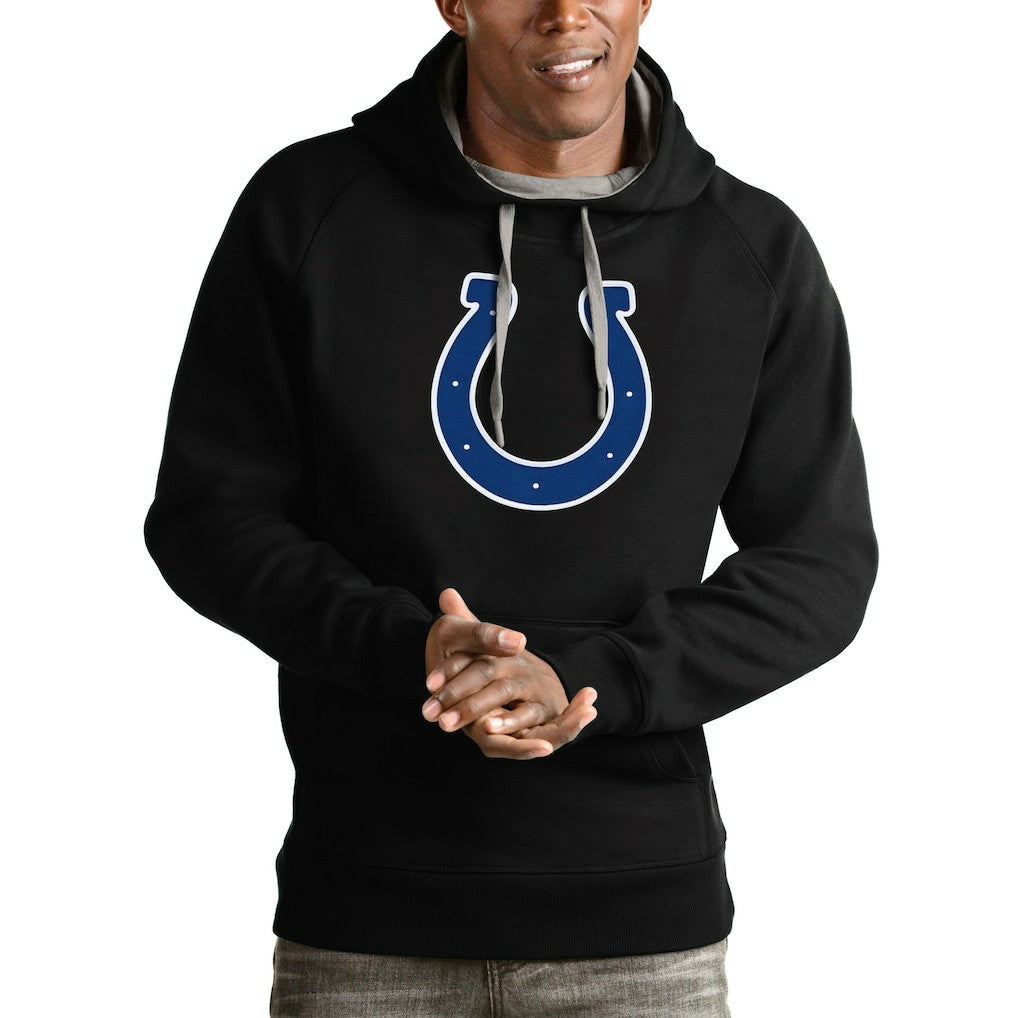 Indianapolis Colts Antigua Victory Pullover Hoodie - Black for sale