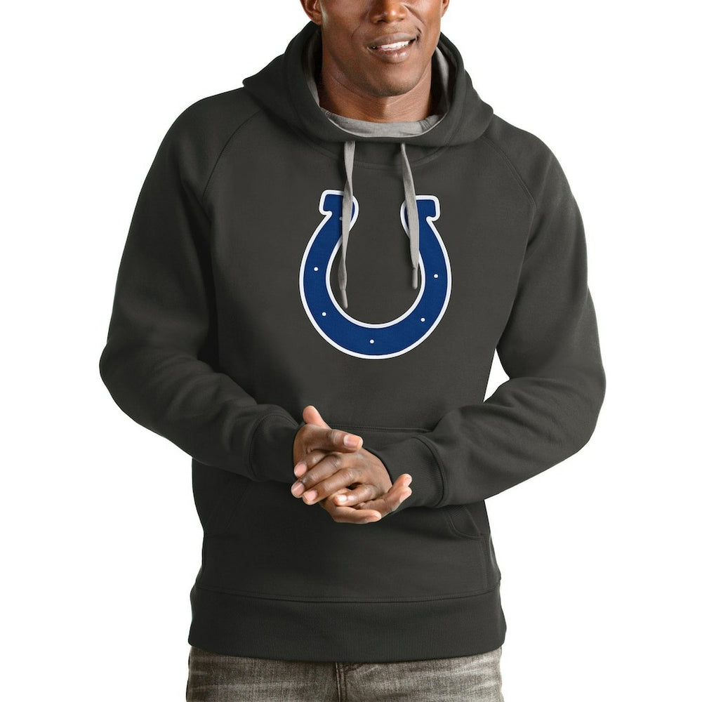 Indianapolis Colts Antigua Victory Pullover Hoodie - Charcoal online