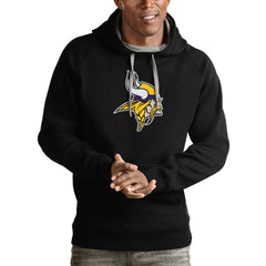 Minnesota Vikings Antigua Victory Pullover Hoodie - Black for sale