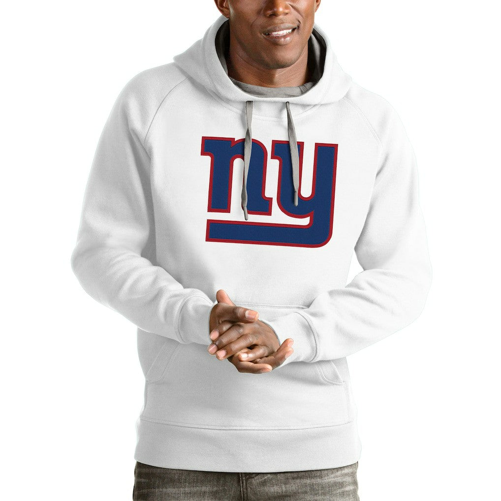 New York Giants Antigua Victory Pullover Hoodie - White on sale