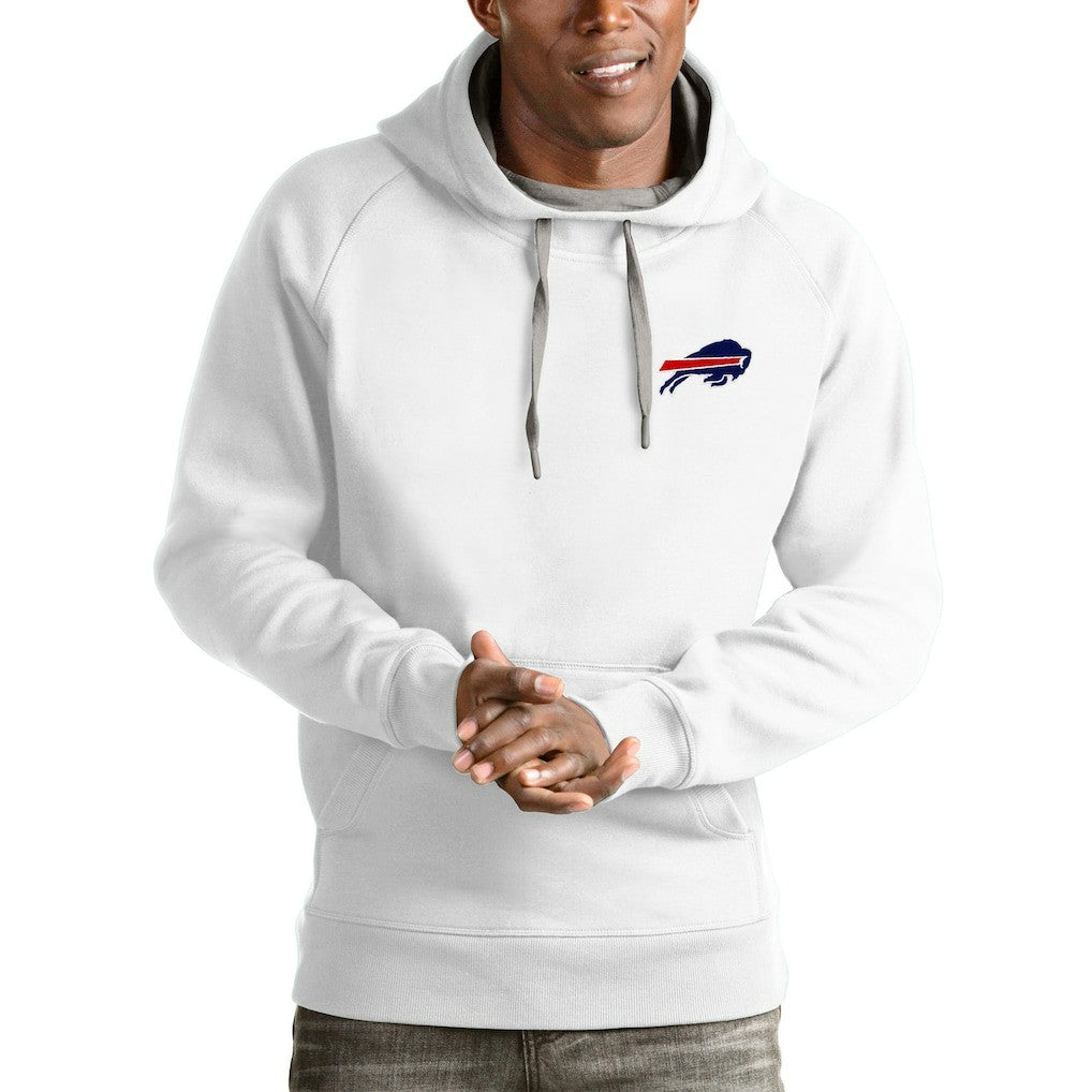 Buffalo Bills Antigua Logo Victory Pullover Hoodie - White outlet