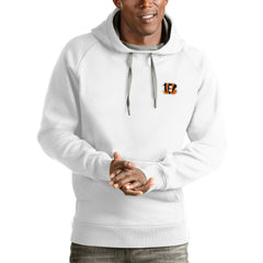 Cincinnati Bengals Antigua Logo Victory Pullover Hoodie - White online