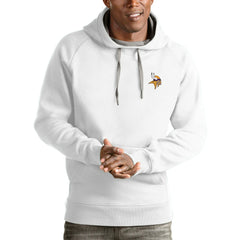 Minnesota Vikings Antigua Logo Victory Pullover Hoodie - White online