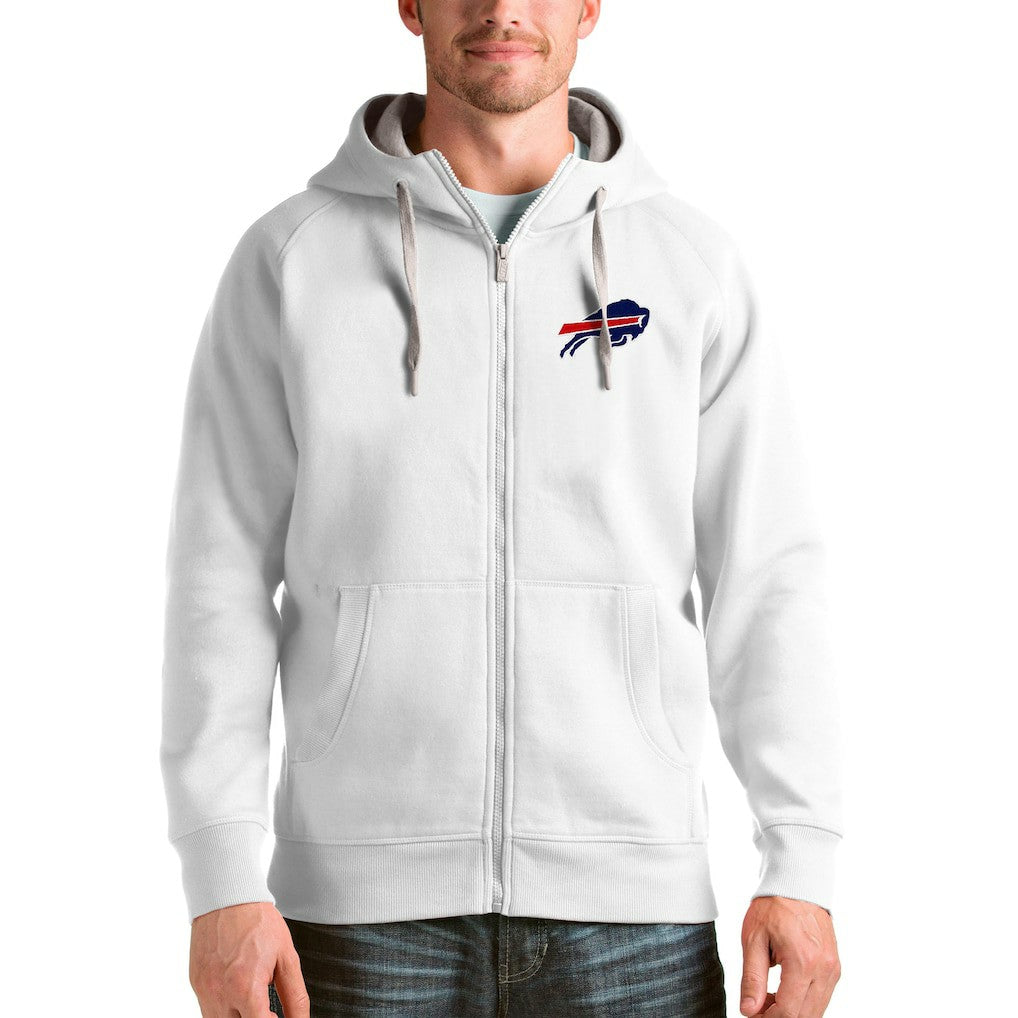 Buffalo Bills Antigua Victory Full-Zip Hoodie - White on sale