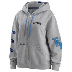 Tennessee Titans WEAR by Erin Andrews Women's Full-Zip Hoodie - Gray discount