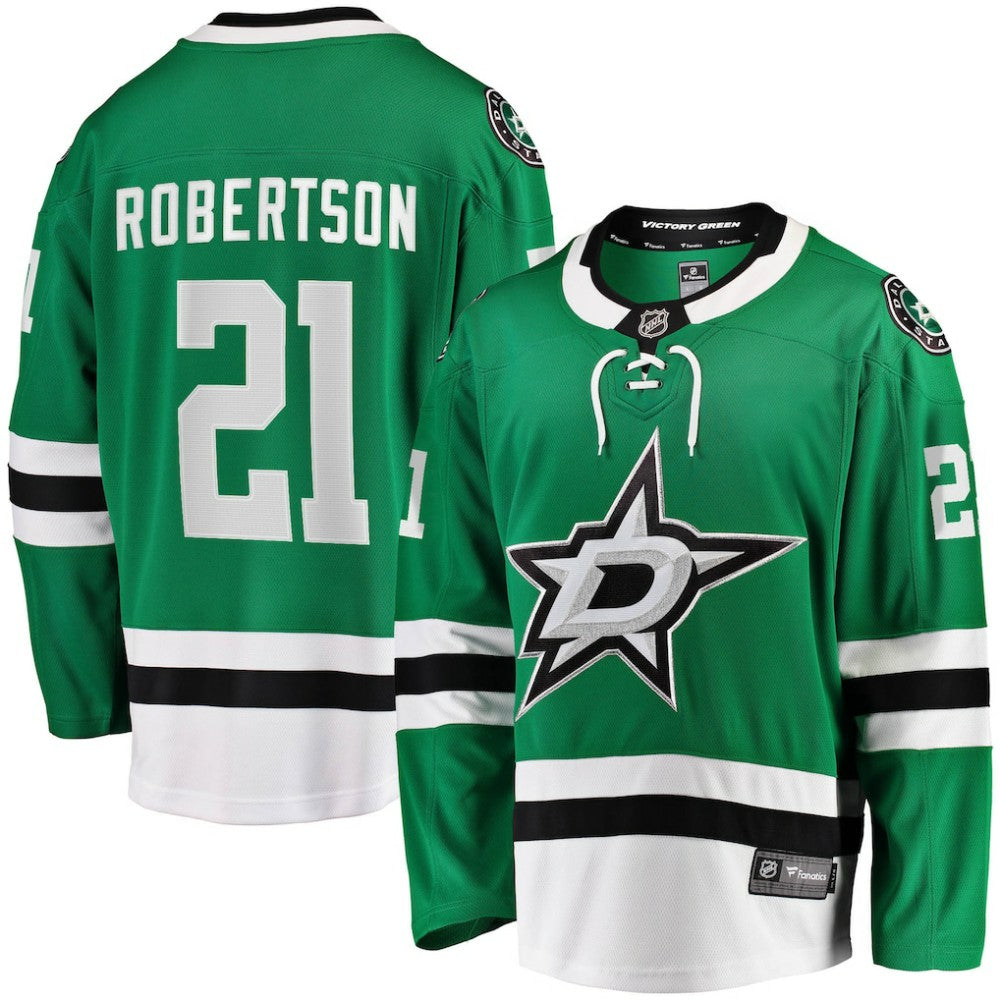Jason Robertson Dallas Stars Fanatics Home Breakaway Replica Jersey - Kelly Green Jerseys