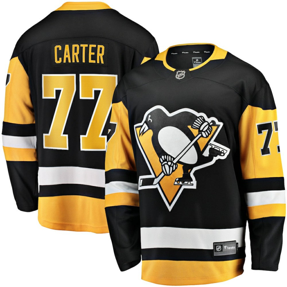 Jeff Carter Pittsburgh Penguins Fanatics Home Breakaway Replica Jersey - Black Jerseys