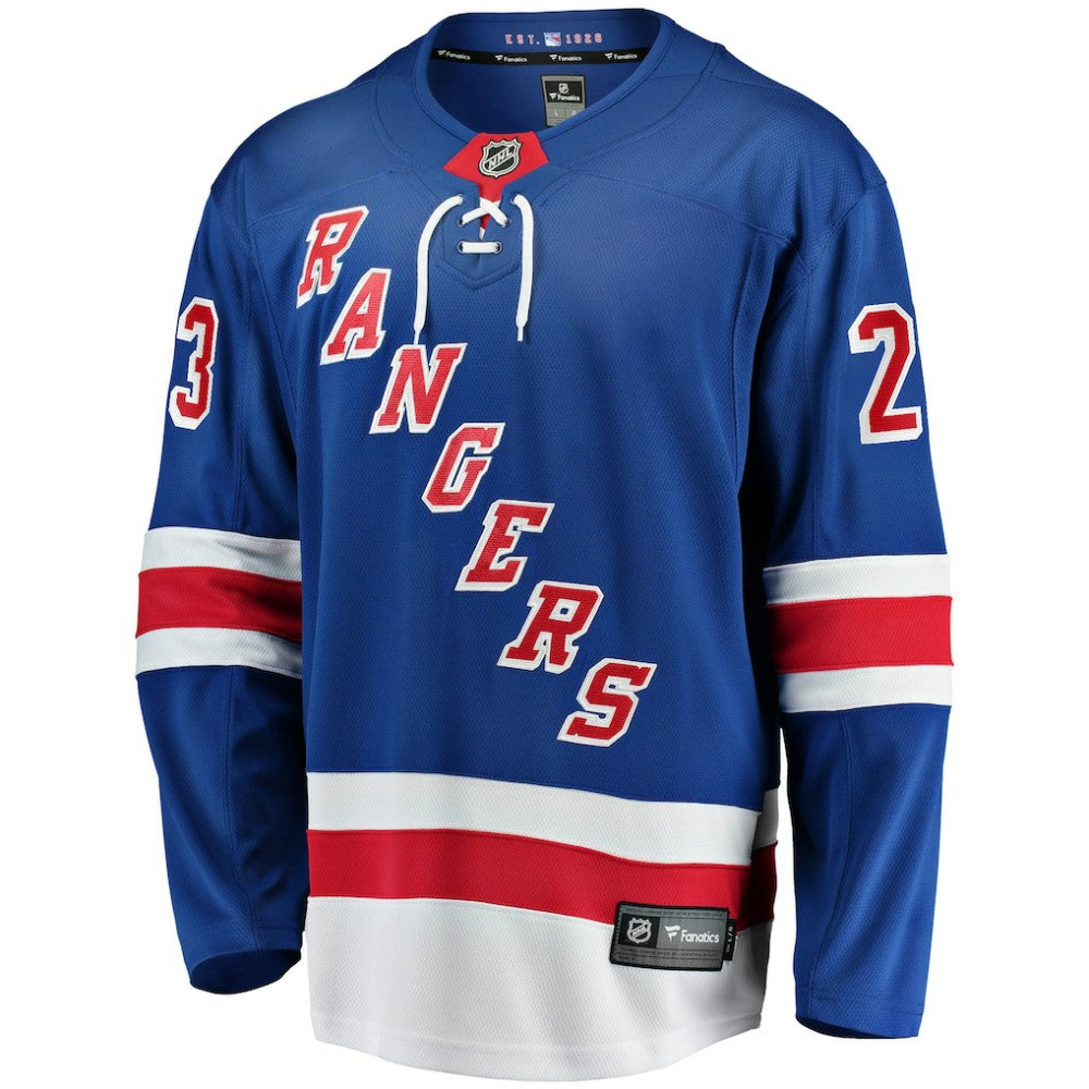 Adam Fox New York Rangers Fanatics Home Breakaway Replica Jersey - Blue Jerseys
