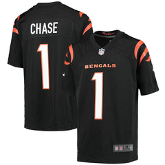 Ja'Marr Chase Cincinnati Bengals Youth Game Jersey - Black discount