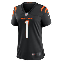 Ja'Marr Chase Cincinnati Bengals Women's Game Jersey - Black for sale