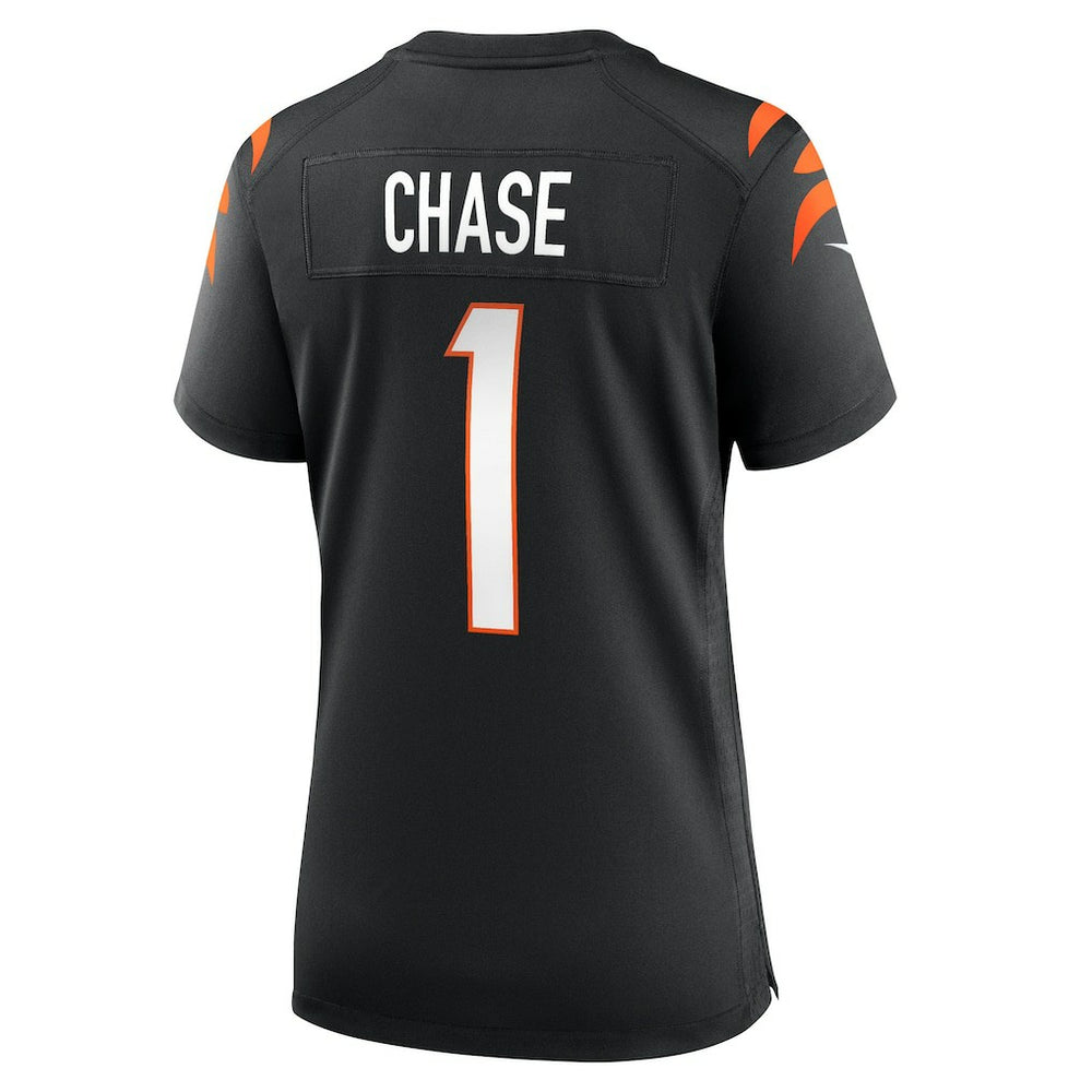 Ja'Marr Chase Cincinnati Bengals Women's Game Jersey - Black for sale