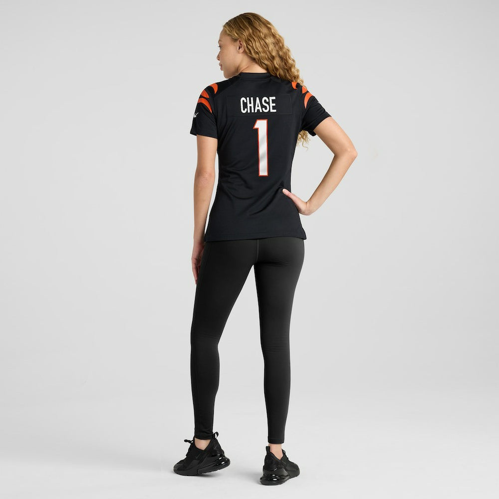 Ja'Marr Chase Cincinnati Bengals Women's Game Jersey - Black for sale