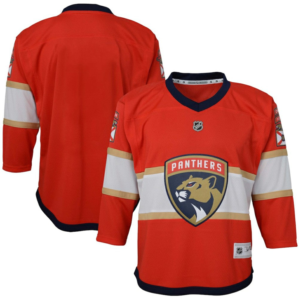Florida Panthers Youth Home Replica Blank Jersey - Red Jerseys